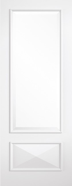 Internal White Primed Knightsbridge (CLEAR BEVELLED GLASS) Door